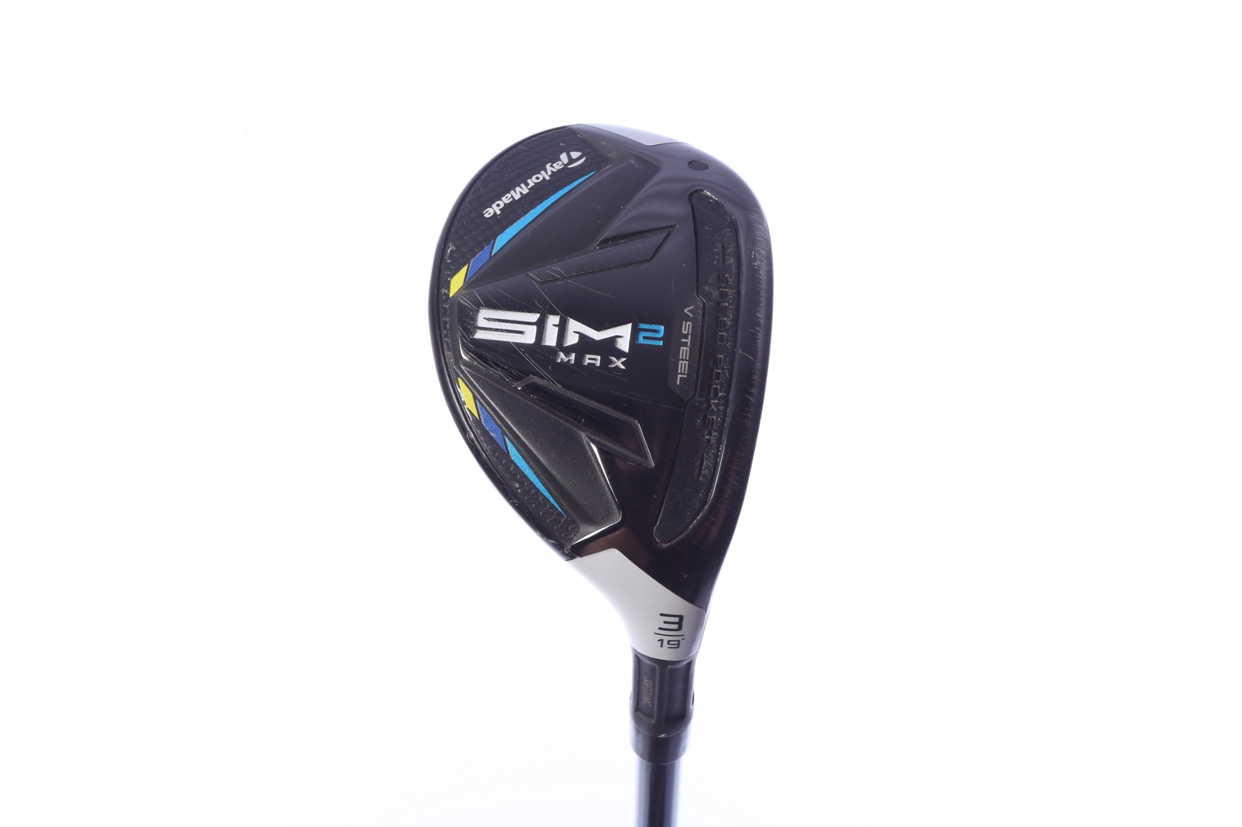 Used TaylorMade SIM2 MAX Rescue 3H Hybrid - Right-Handed - 19 Degrees - Regular Flex