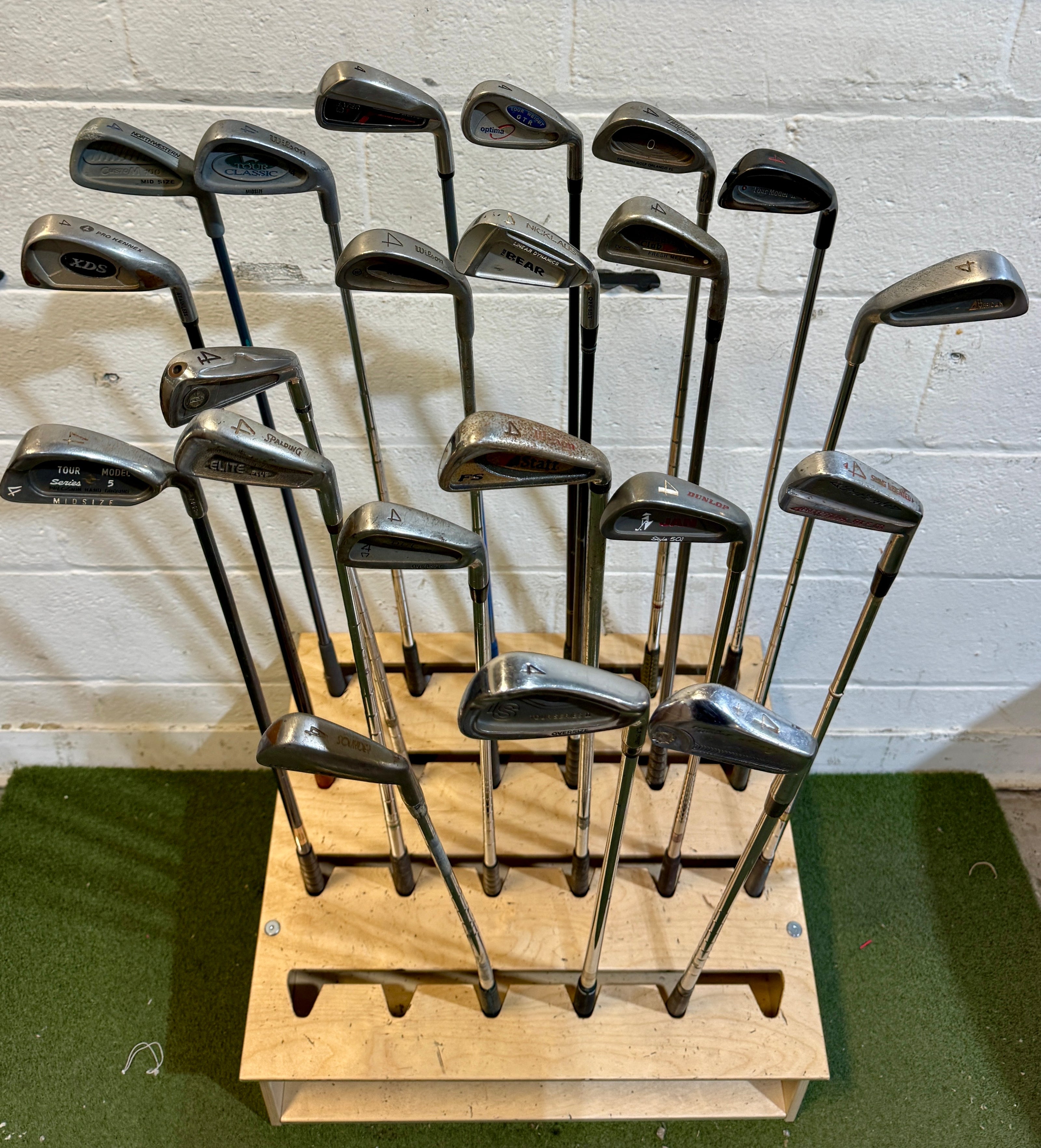 Wholesale Lot of 45 Golf Clubs - Assorted Single Irons-Next Round