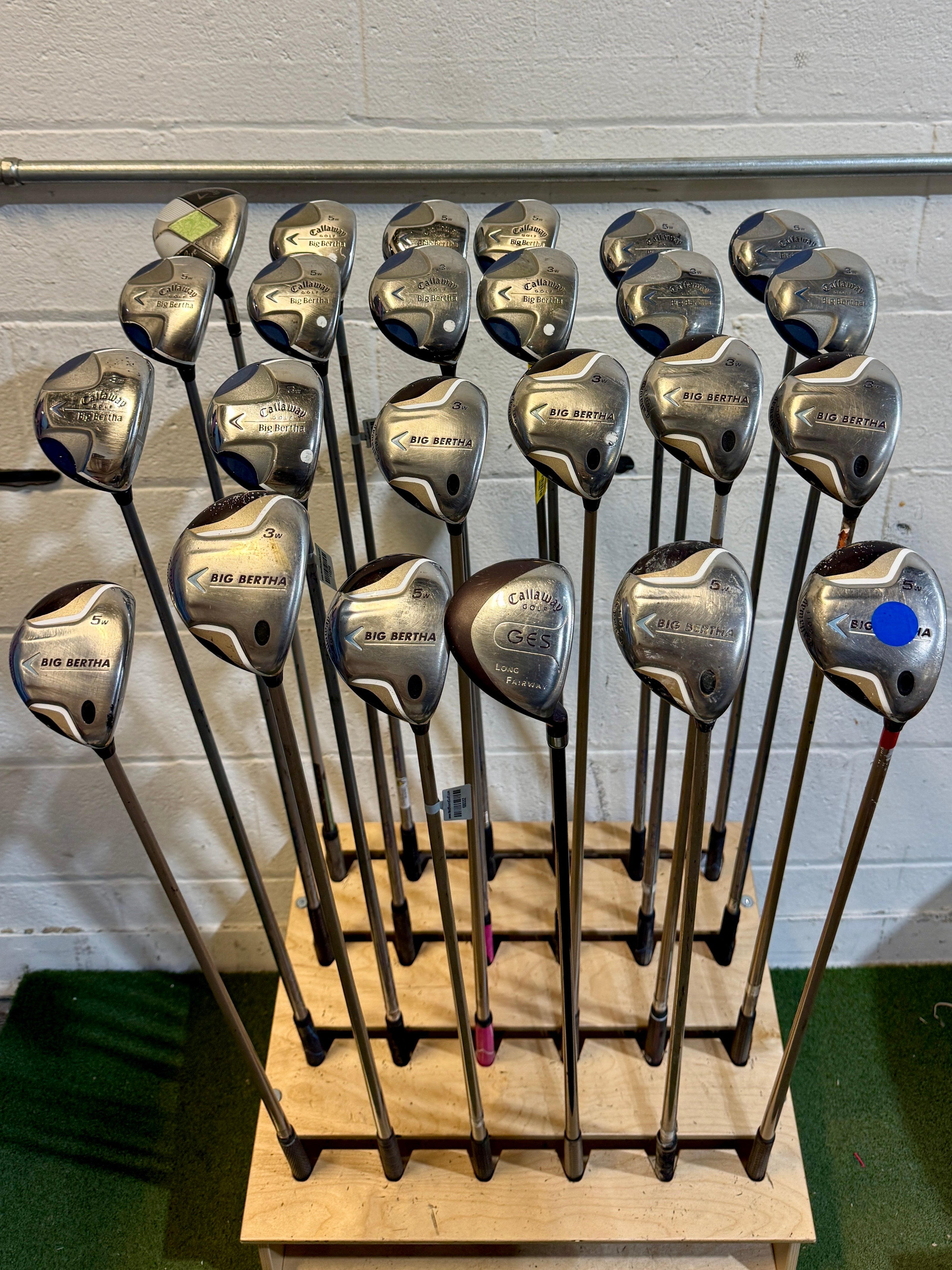 Wholesale Lot of 30 Golf Clubs - Callaway Fairway Woods