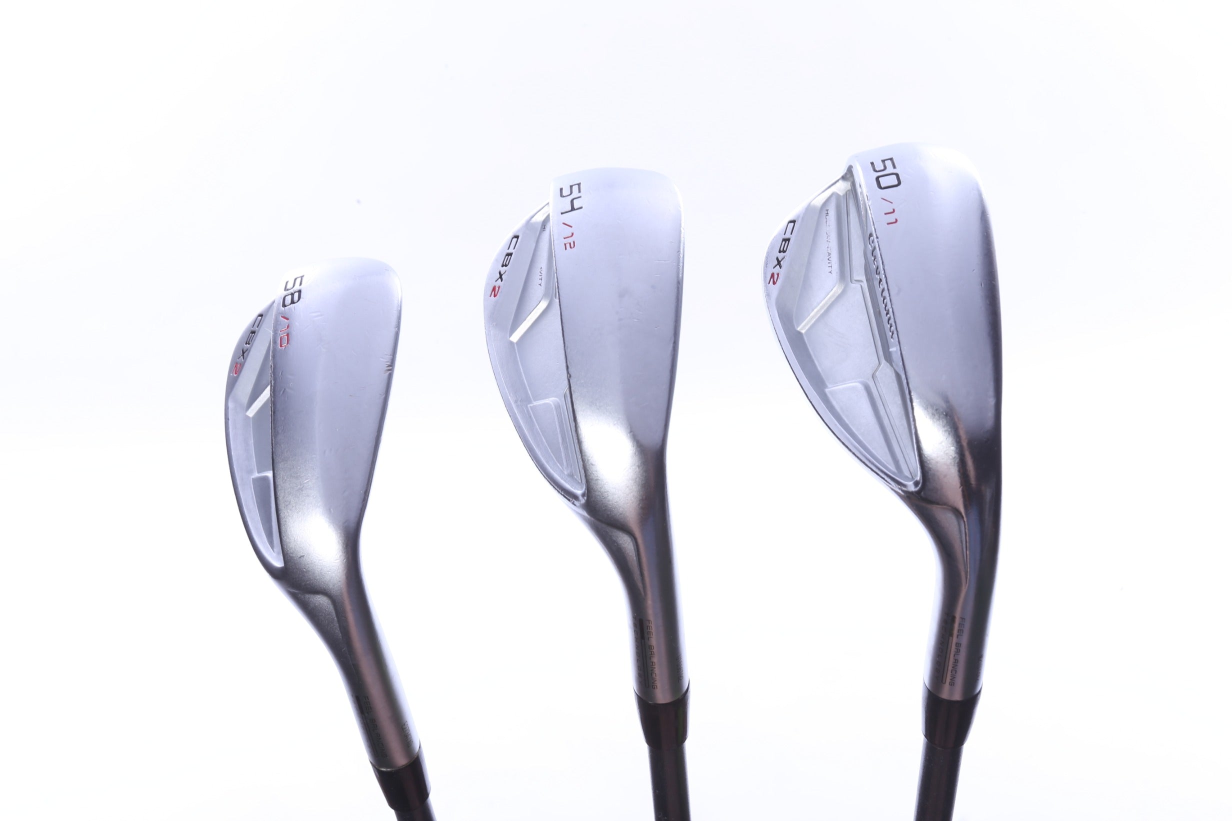 Used Cleveland CBX 2 Wedge Set - Right-Handed - 50*, 54*, 58* - Ladies Flex-Next Round