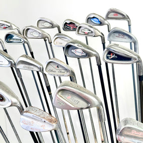 Wholesale Lot of 24 Golf Clubs - Right Handed - Assorted Irons and Wedges-Next Round