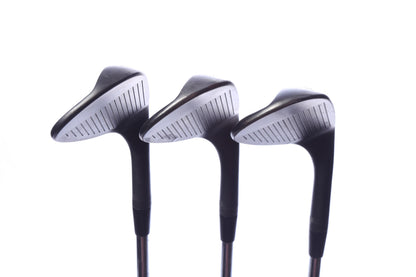 Used Titleist Vokey SM10 Jet Black Wedge Set - Left-Handed - 52*, 56*, 60* - Stiff Flex