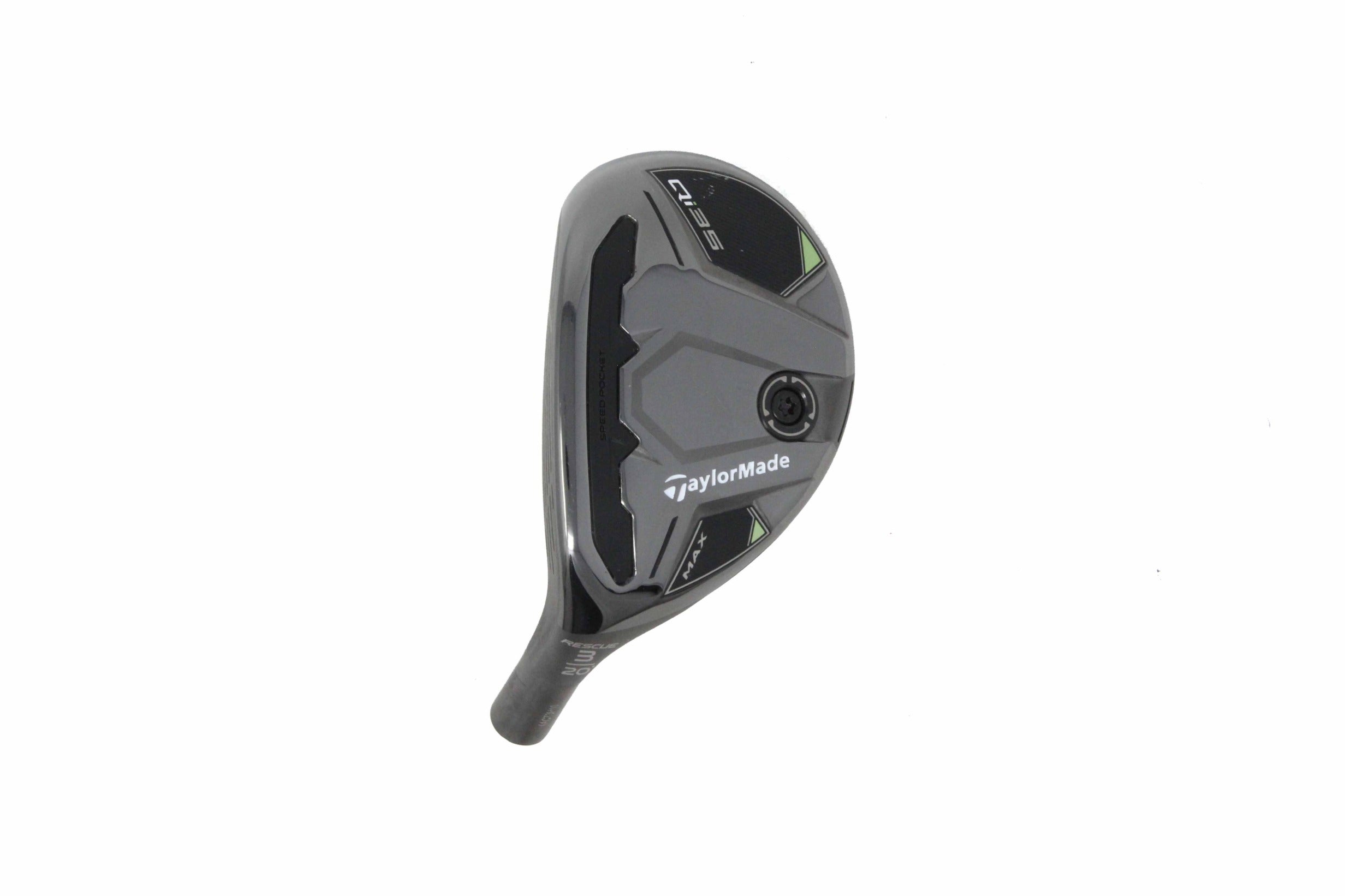 Used TaylorMade Qi35 MAX Rescue 3H - HEAD ONLY - Left-Handed - 20 Degrees