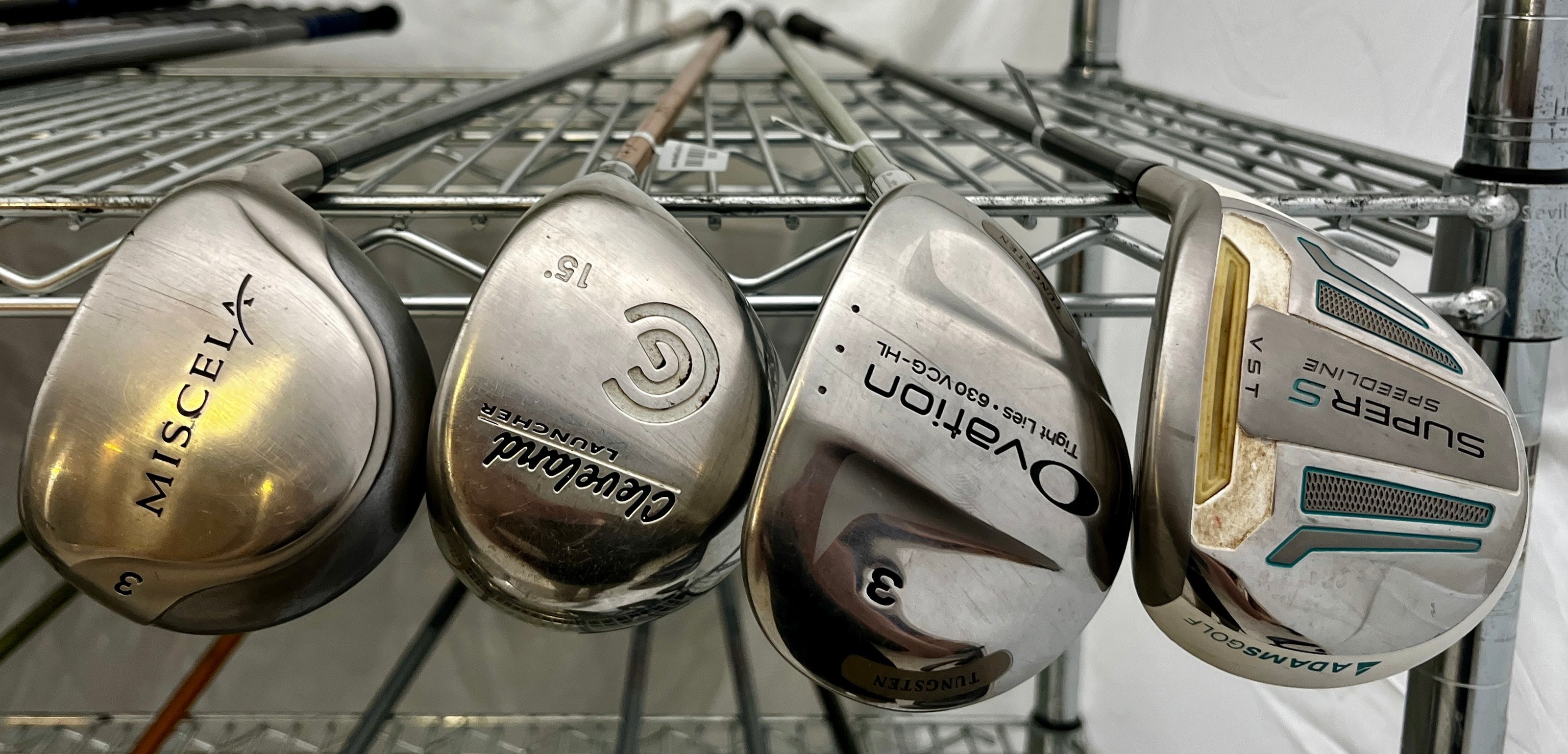 Wholesale Lot of 30 Golf Clubs - Assorted Fairway Woods-Next Round
