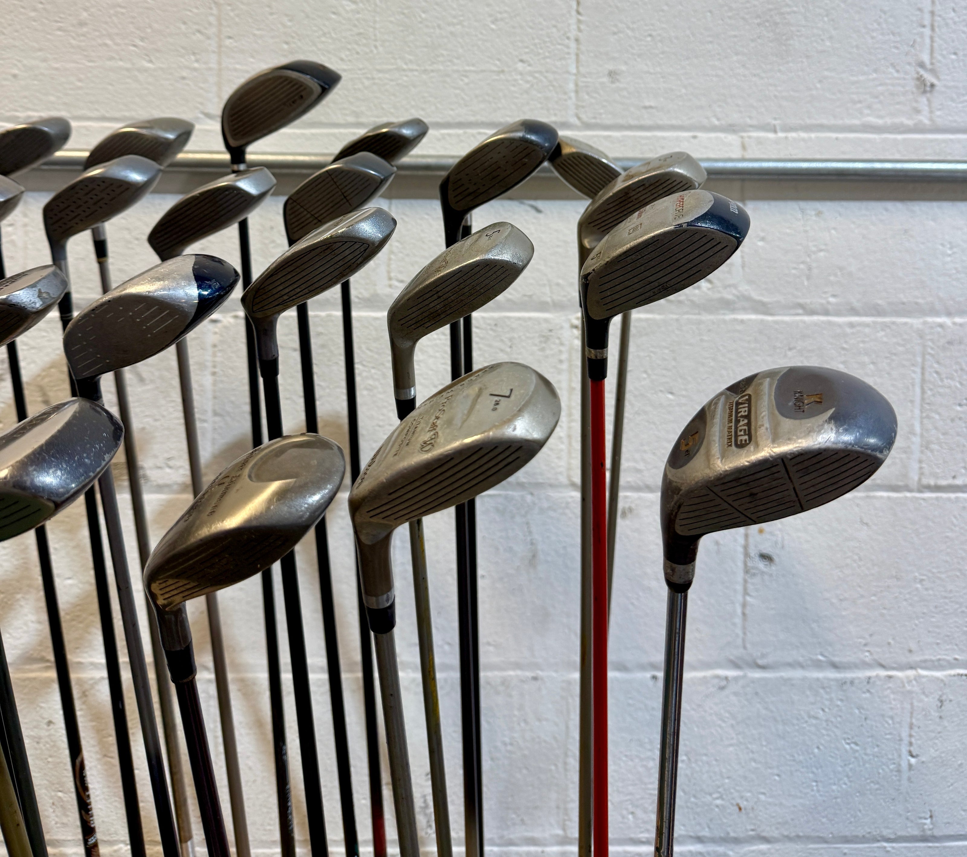 Wholesale Lot of 30 Golf Clubs - Assorted Fairway Woods - RH/LH - Mixed Flexes