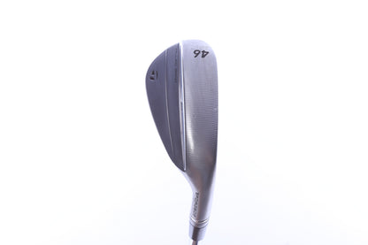 Used TaylorMade Milled Grind 5 Satin Chrome Pitching Wedge - Right-Handed - 46 Degrees - Wedge Flex-Next Round
