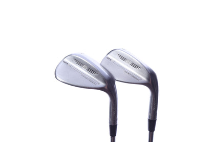Used Titleist Vokey SM9 Tour Chrome Wedge Set - Right-Handed - 52*, 56* - Stiff Flex-Next Round