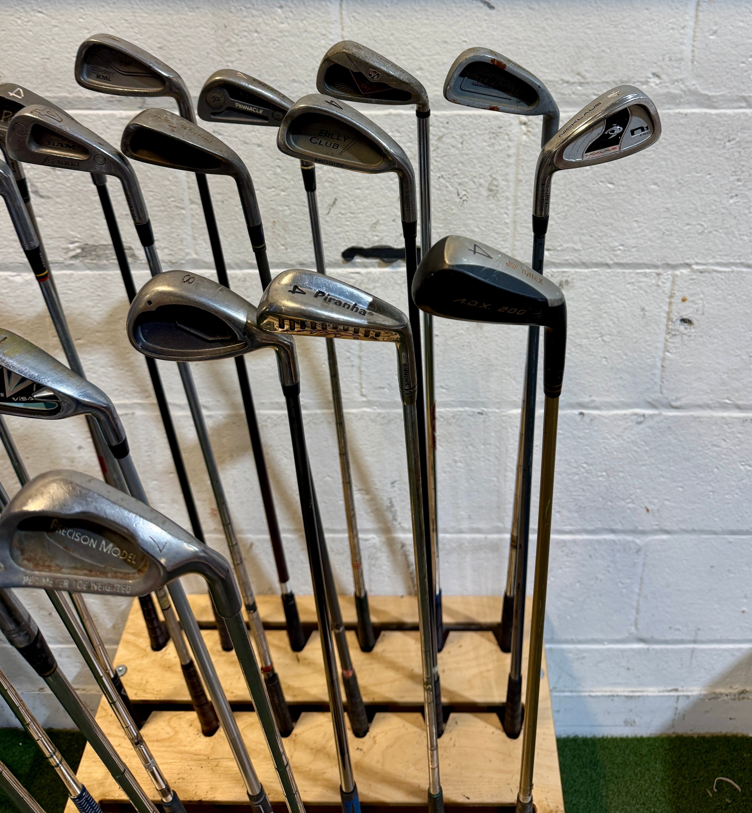 Wholesale Lot of 45 Golf Clubs - Assorted Single Irons-Next Round