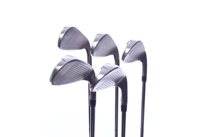 Used TaylorMade SIM2 MAX OS Iron Set - Left-Handed - 6-PW - Stiff Flex