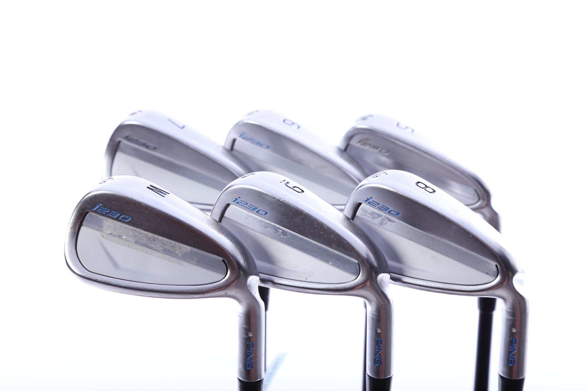 Used Ping i230 Iron Set - Right-Handed - 5-PW - Extra Stiff Flex - White Dot-Next Round