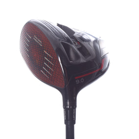 Used TaylorMade STEALTH PLUS Driver - 9 Degrees - Stiff Flex Project X HZRDUS Smoke RDX Red - Left-Handed-Next Round