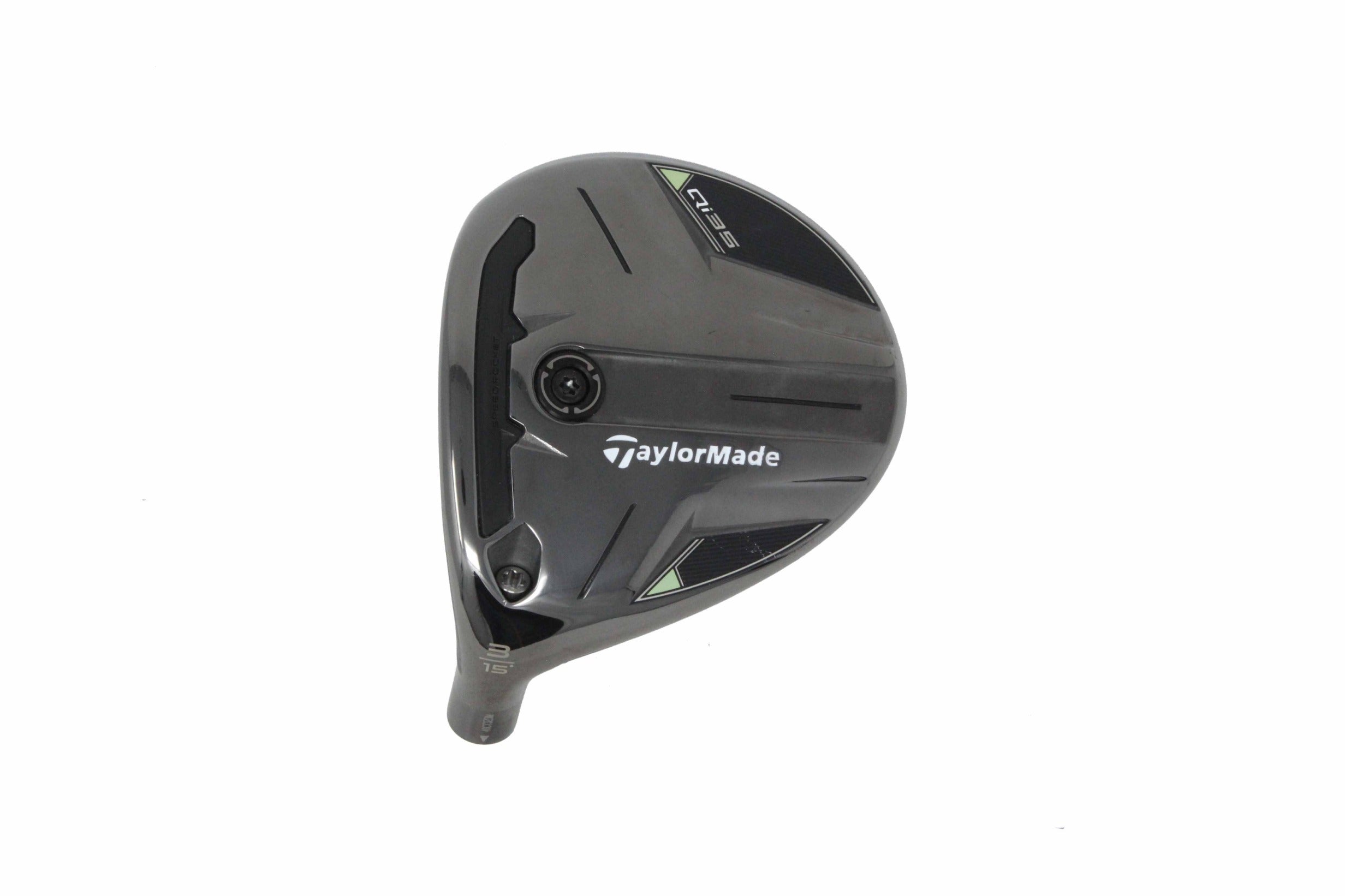 Used TaylorMade Qi35 3-Wood - HEAD ONLY - Left-Handed - 15 Degrees