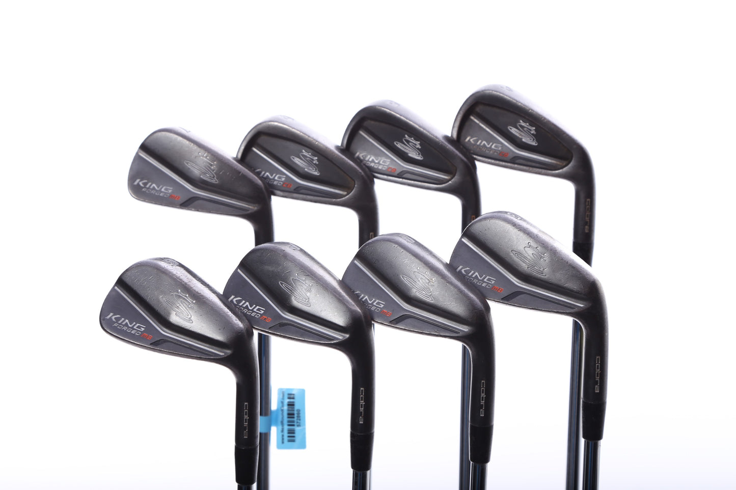 Used Cobra King Forged CB/MB Combo DMB Black Iron Set - Right-Handed - 4-PW, GW - Regular Flex-Next Round