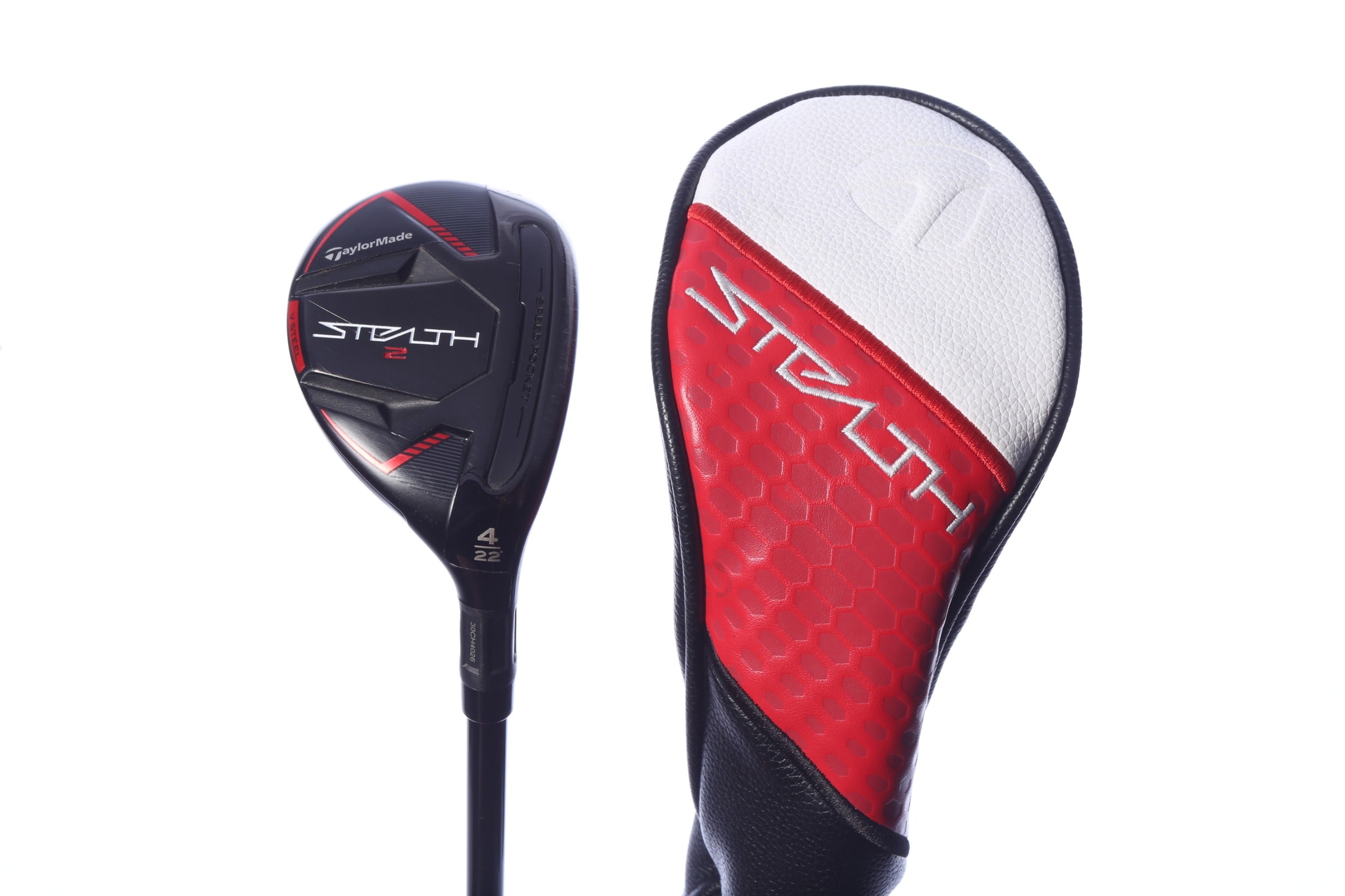 Used TaylorMade STEALTH 2 Rescue 4H Hybrid - Right-Handed - 22 Degrees - Stiff Flex