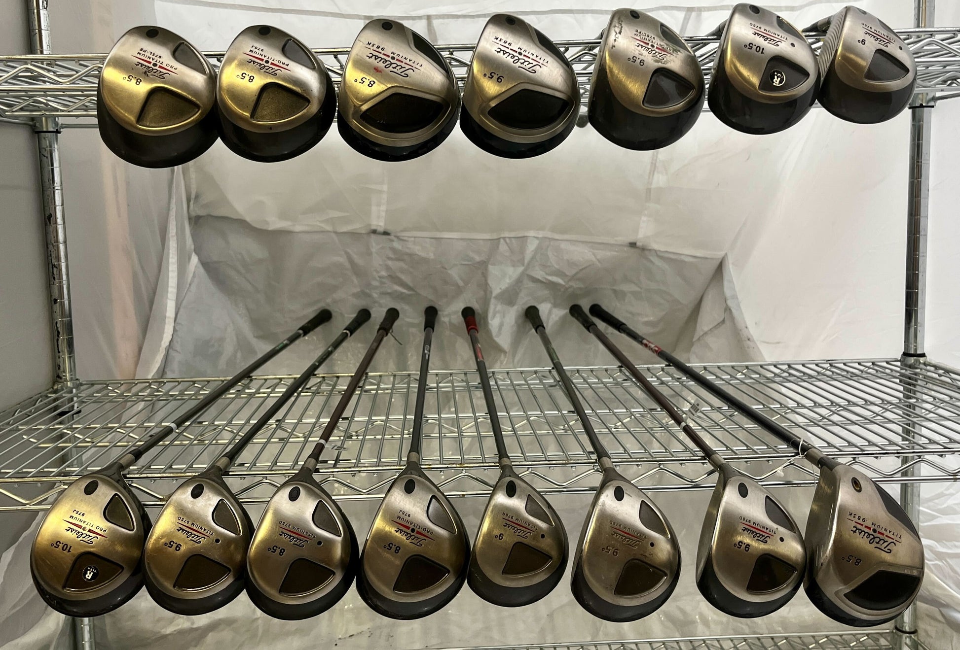 Wholesale Lot 15 Golf Clubs - Titleist Drivers-Next Round