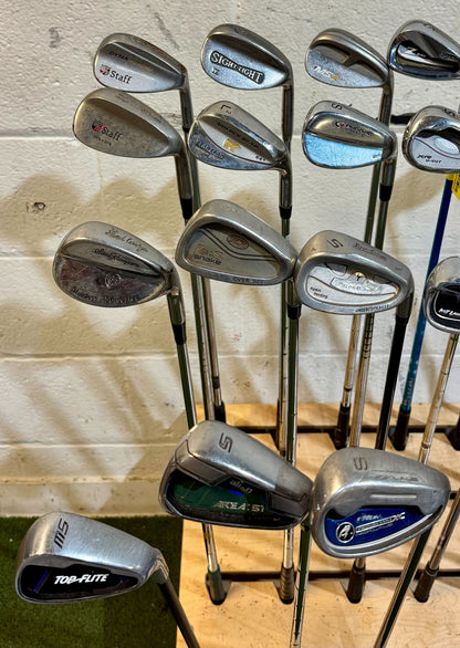 Wholesale Lot of 45 Golf Clubs - Assorted Wedges - RH/LH - Various Flexes-Next Round