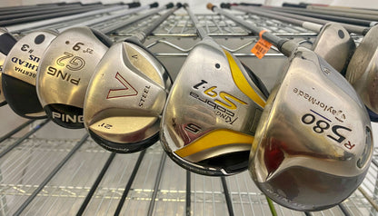 Wholesale Lot of 30 Golf Clubs - Fairway Woods - Assorted Flex-Next Round