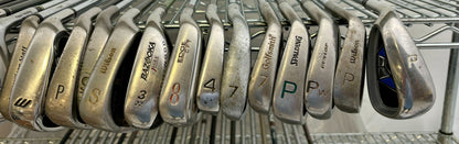 Wholesale Lot of 50 Golf Clubs - Assorted Irons and Wedges-Next Round