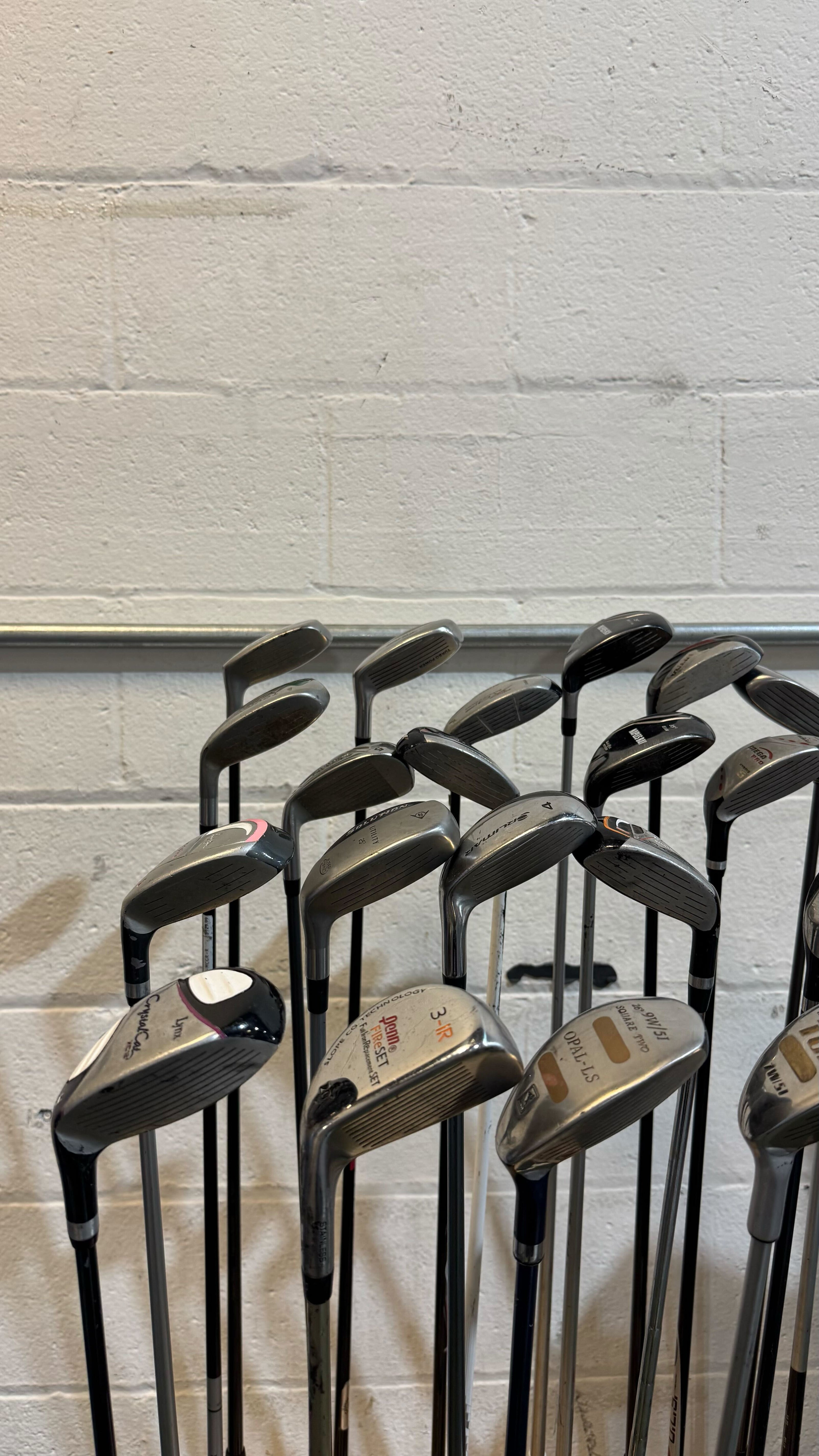 Wholesale Lot of 40 Golf Clubs - Assorted Hybrids-Next Round