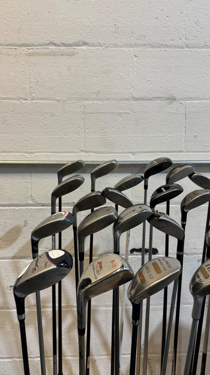 Wholesale Lot of 40 Golf Clubs - Assorted Hybrids-Next Round