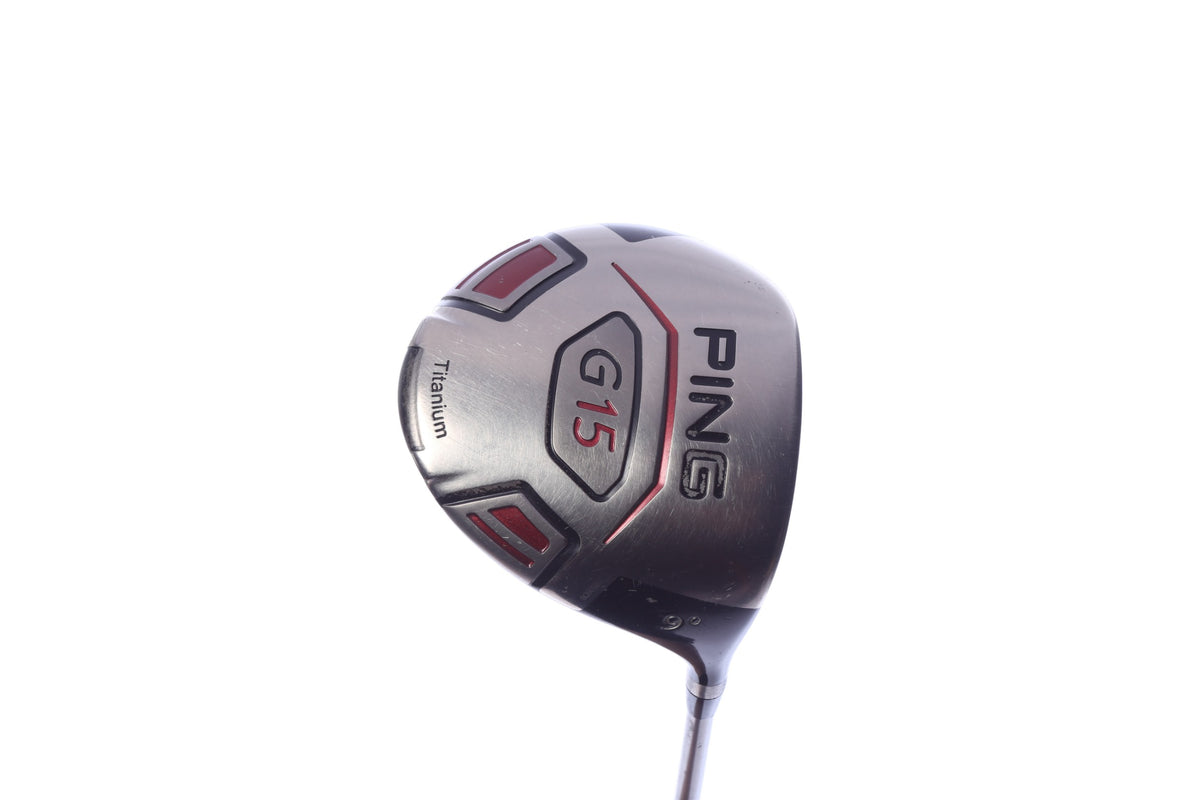 Used Ping G15 Driver - 9 Degrees - Stiff Flex Ping TFC 169 - Right-Handed