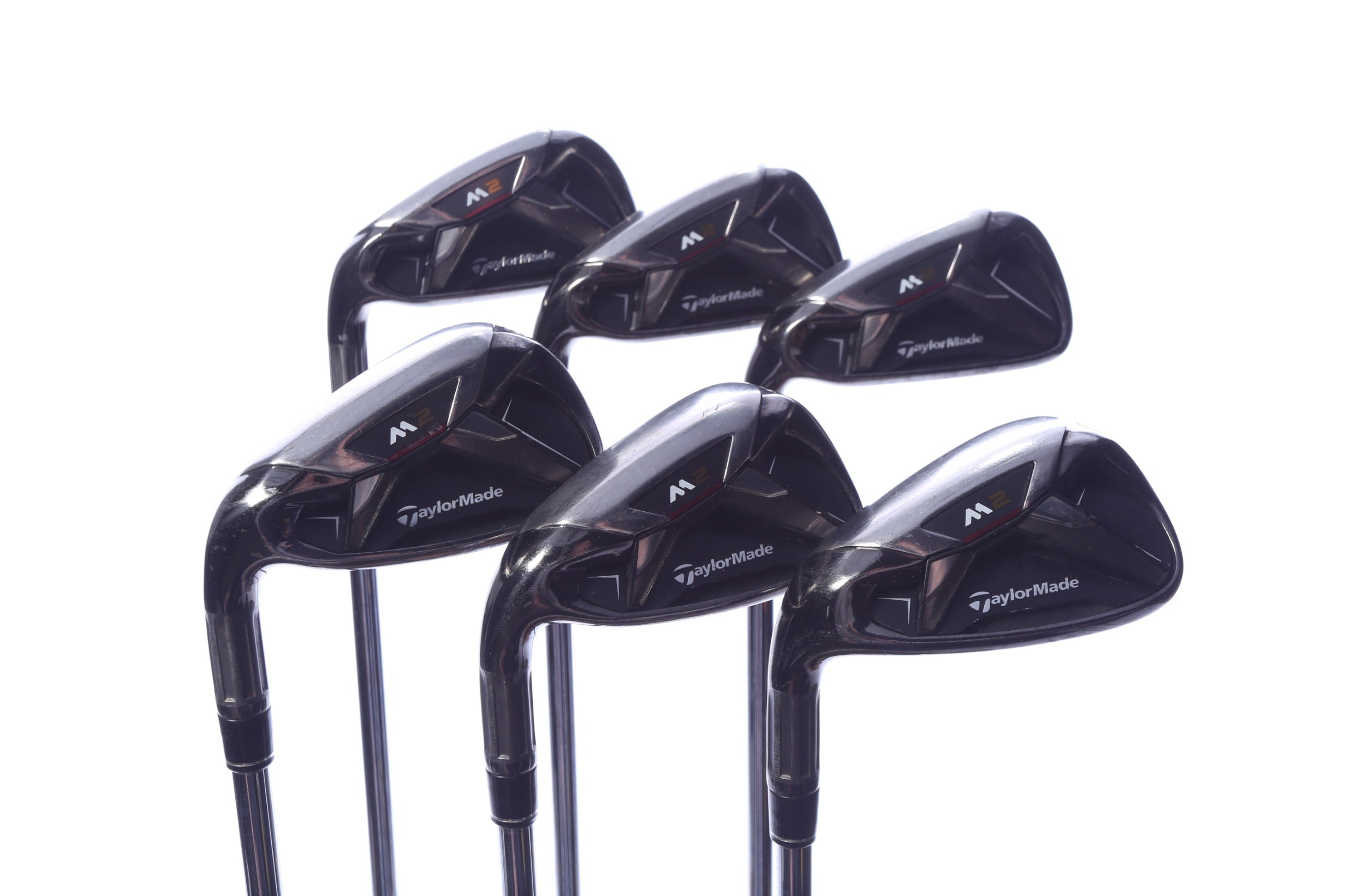 Used TaylorMade M2 Iron Set - Left-Handed - 5-PW - Stiff Flex
