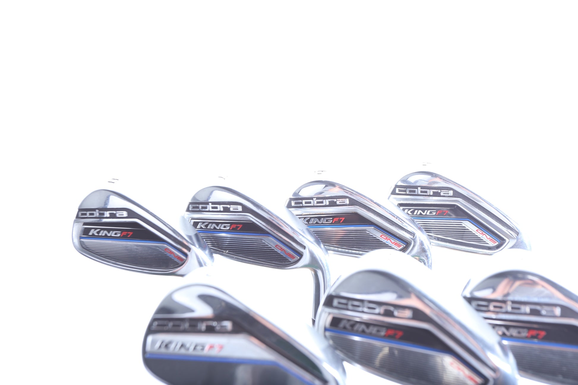 Used Cobra King F7 One Length Iron Set - Right-Handed - 5-GW - Stiff Flex-Next Round
