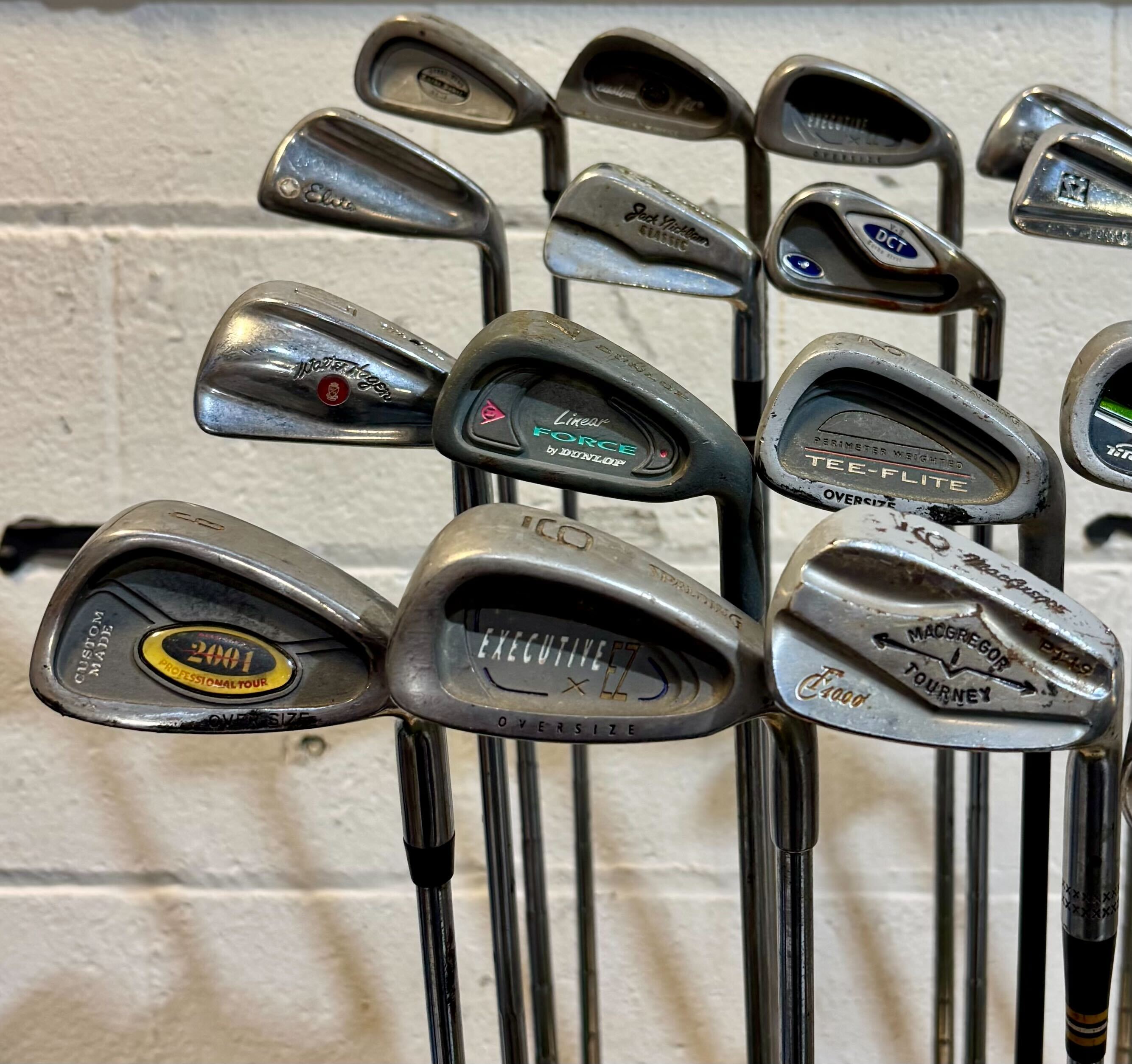 Wholesale Lot of 45 Golf Clubs - Assorted Single Irons-Next Round