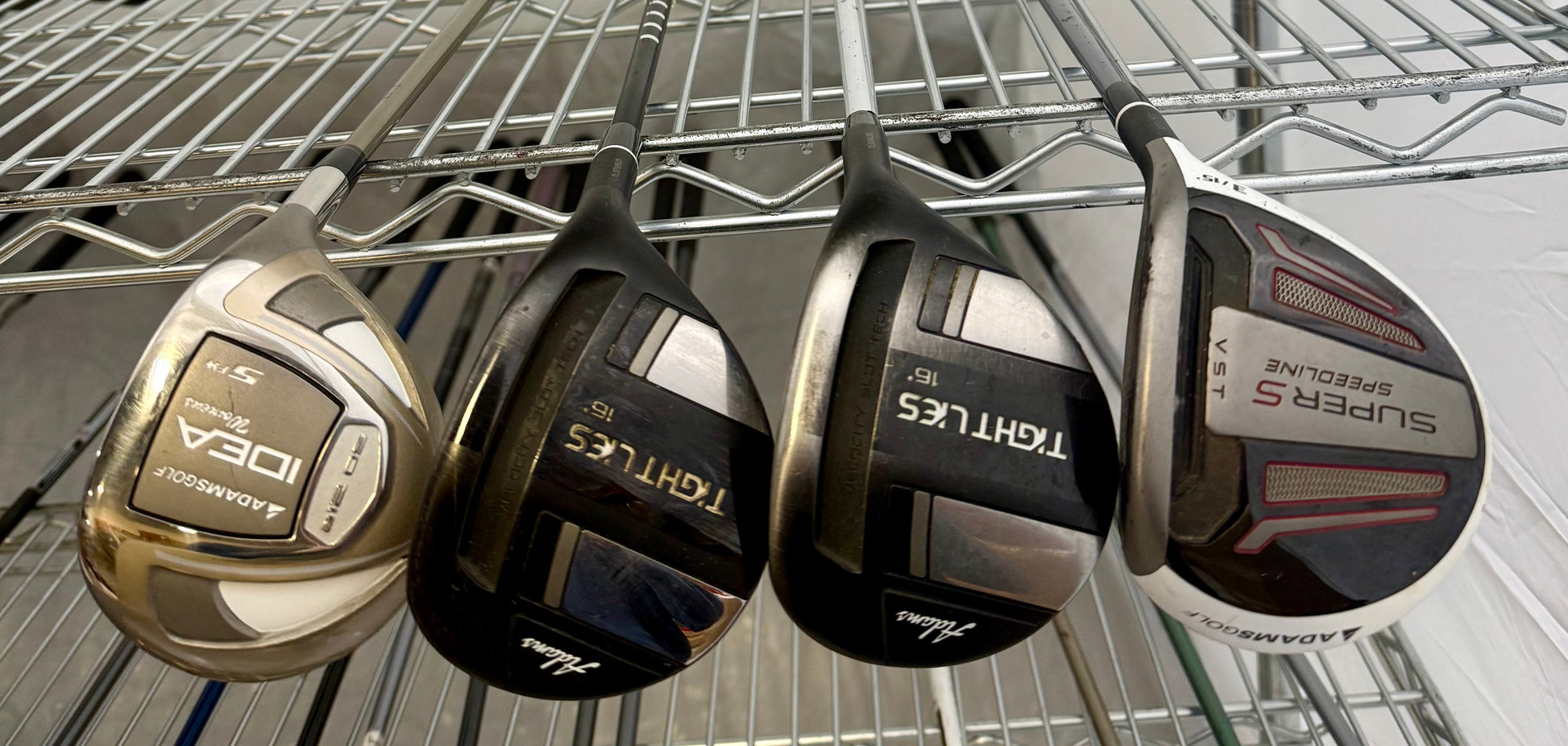 Wholesale Lot of 40 Golf Clubs - Cobra & Adams - Drivers & Woods-Next Round