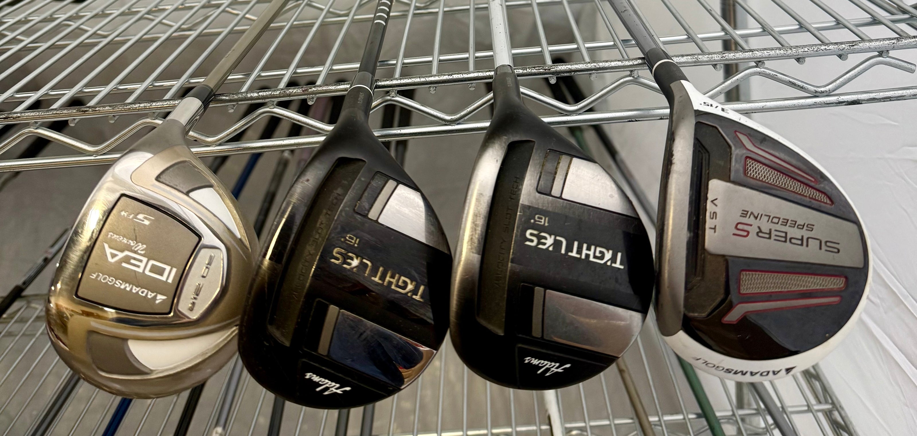Wholesale Lot of 40 Golf Clubs - Cobra & Adams - Drivers & Woods-Next Round