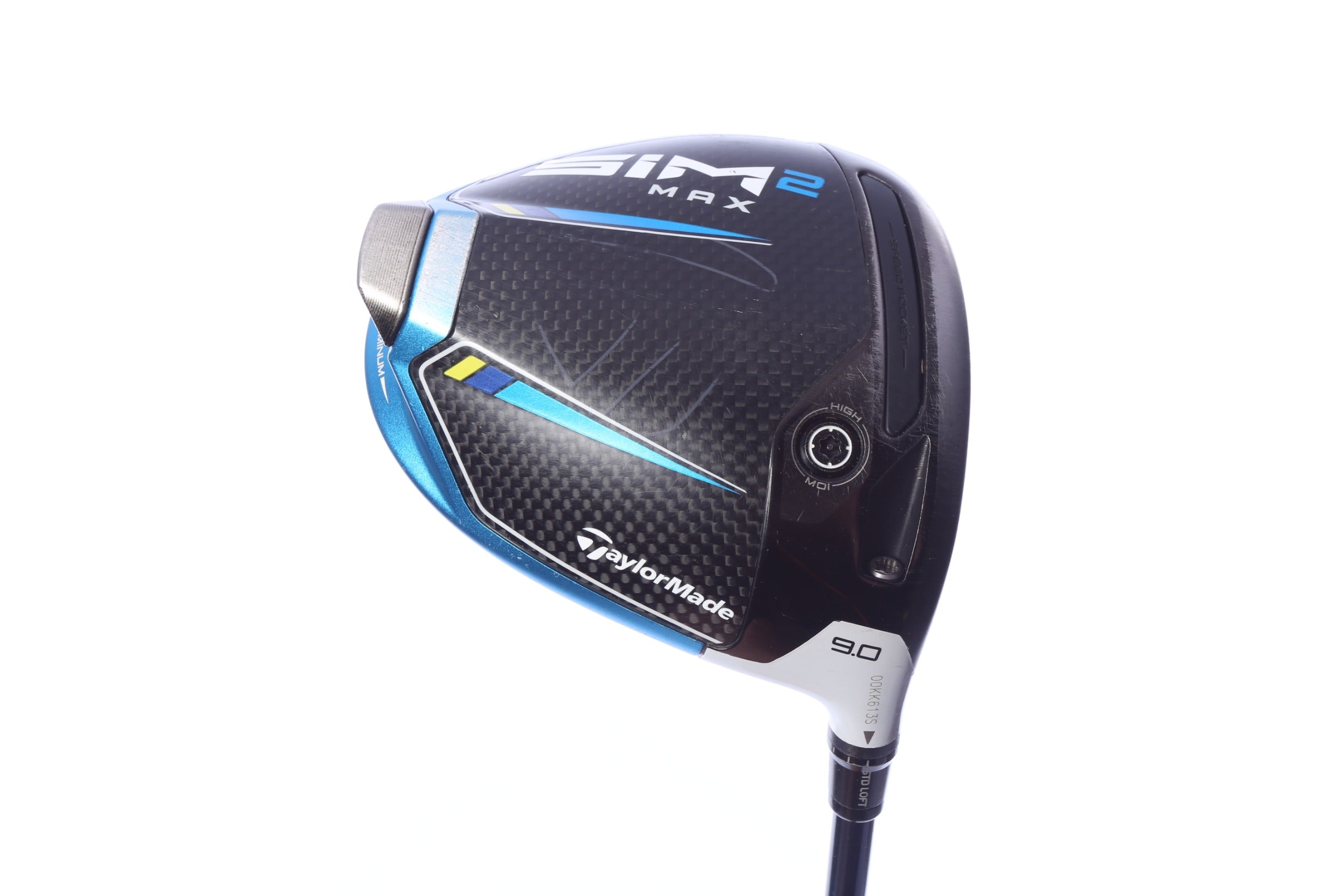 Used TaylorMade SIM2 MAX Driver - 9 Degrees - Regular Flex Fujikura VENTUS Blue - Right-Handed
