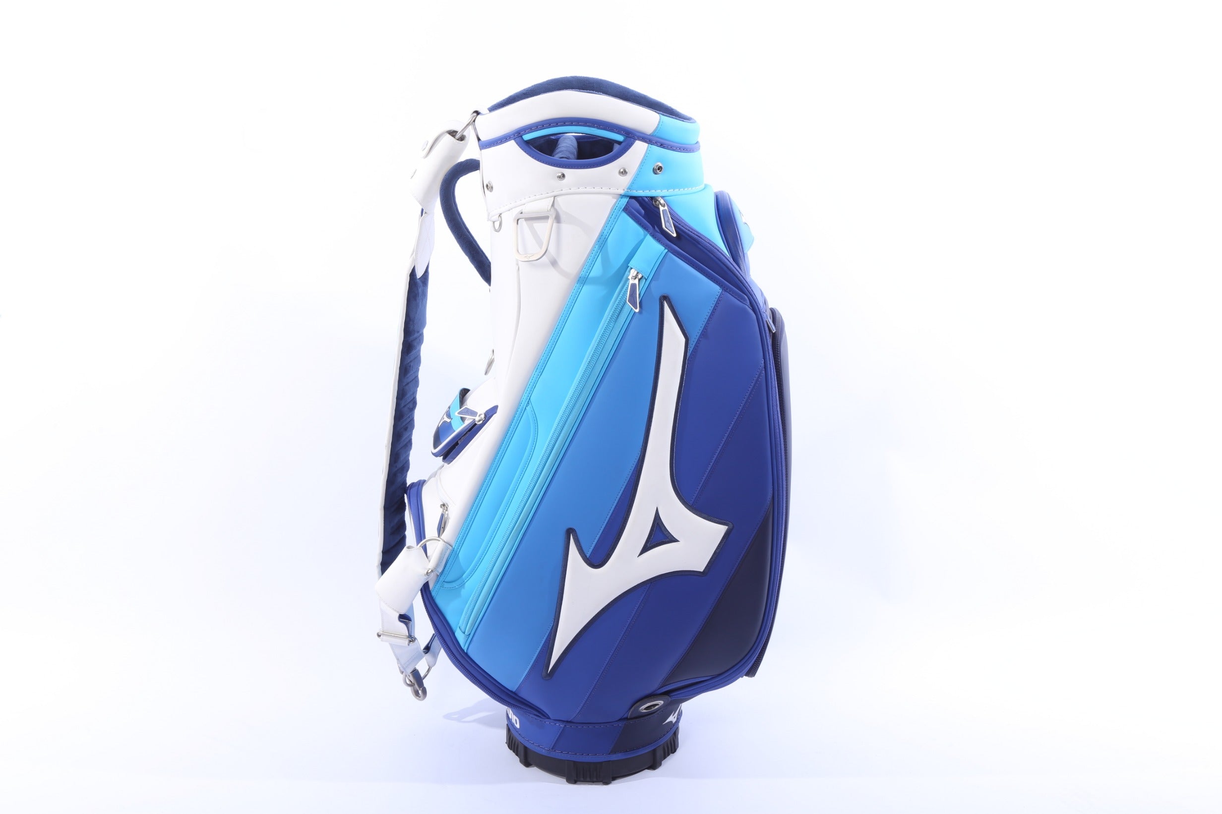 Used Mizuno Pro Multicolor Staff Bag - 6-Way - 9 Pockets - Rain Cover Included-Next Round