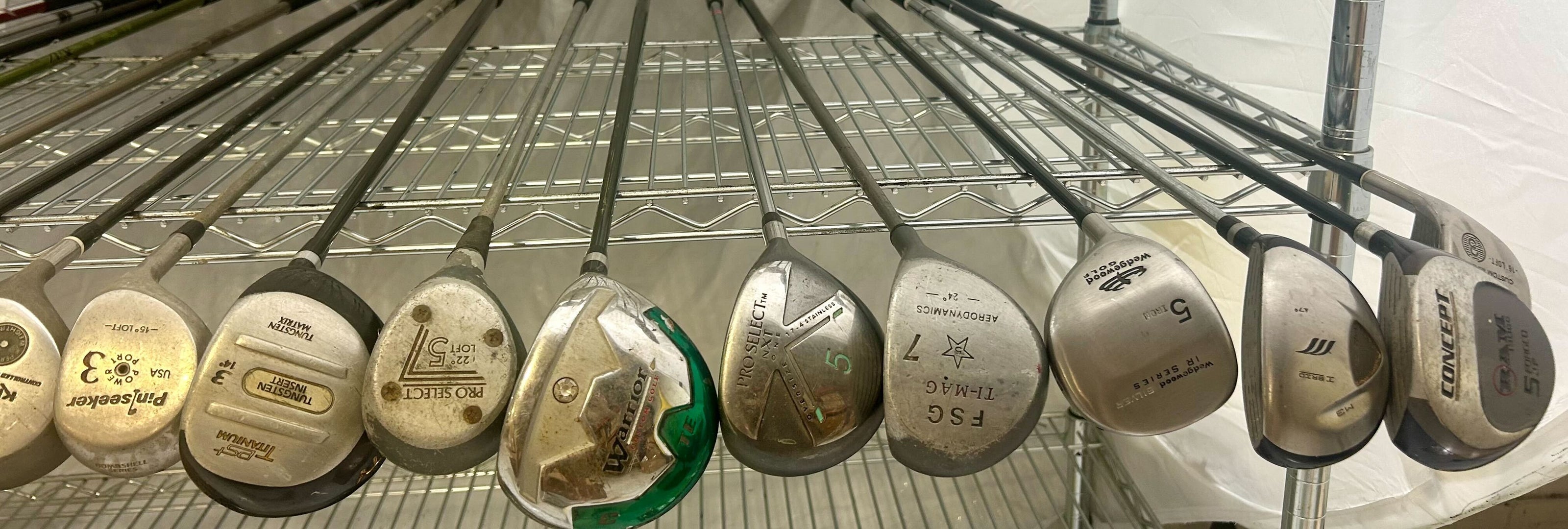Wholesale Lot of 35 Golf Clubs - Assorted Wilson, Drivers, Woods, and Hybrids-Next Round