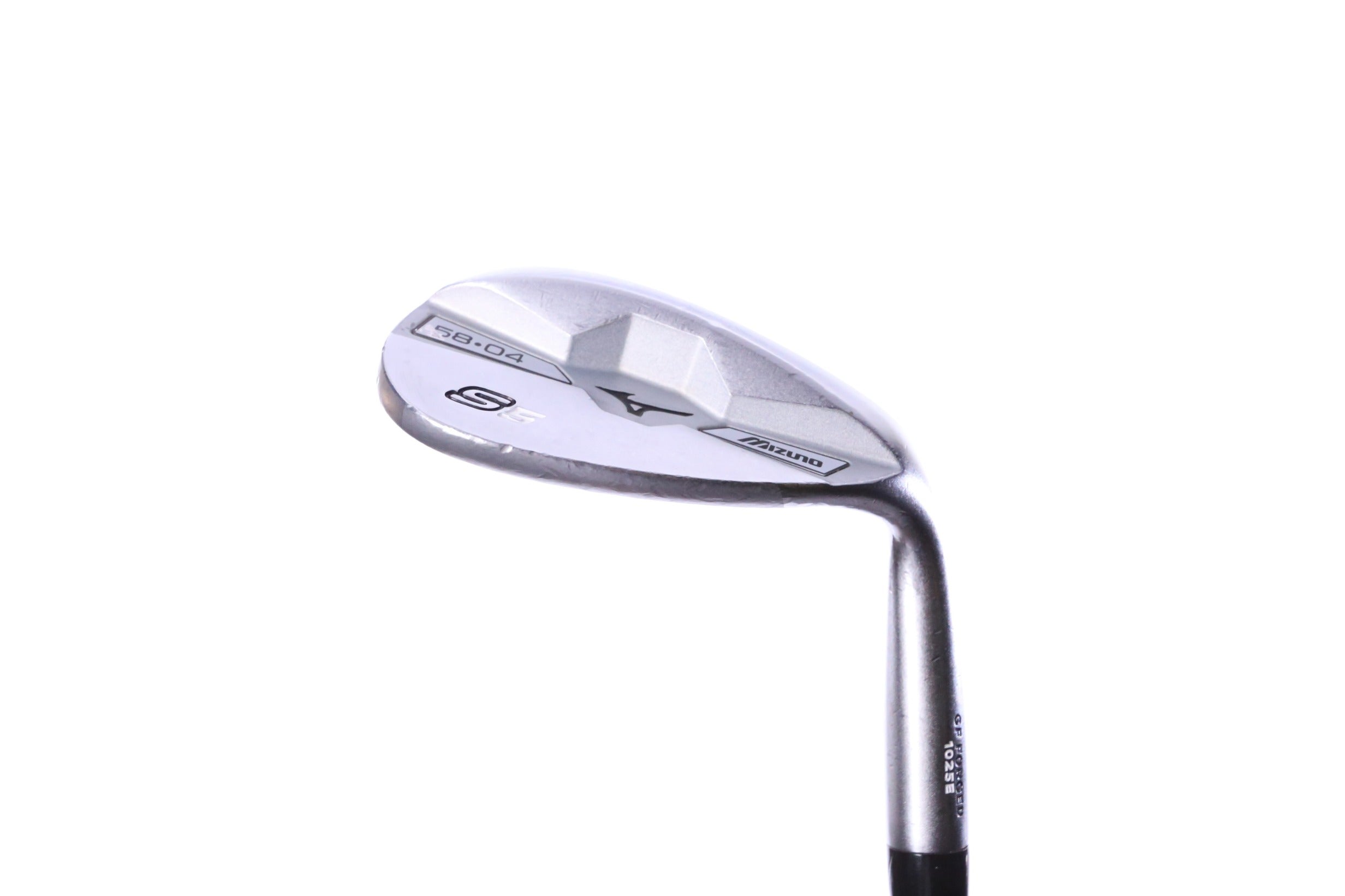 Used Mizuno S5 White Satin Lob Wedge - Right-Handed - 58 Degrees - Extra Stiff Flex-Next Round