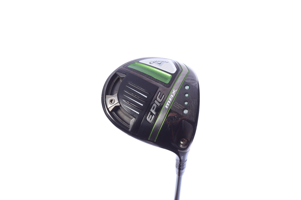 Used Callaway Epic MAX Driver - 9 Degrees - Stiff Flex Project X Denali Frost Blue - Right-Handed