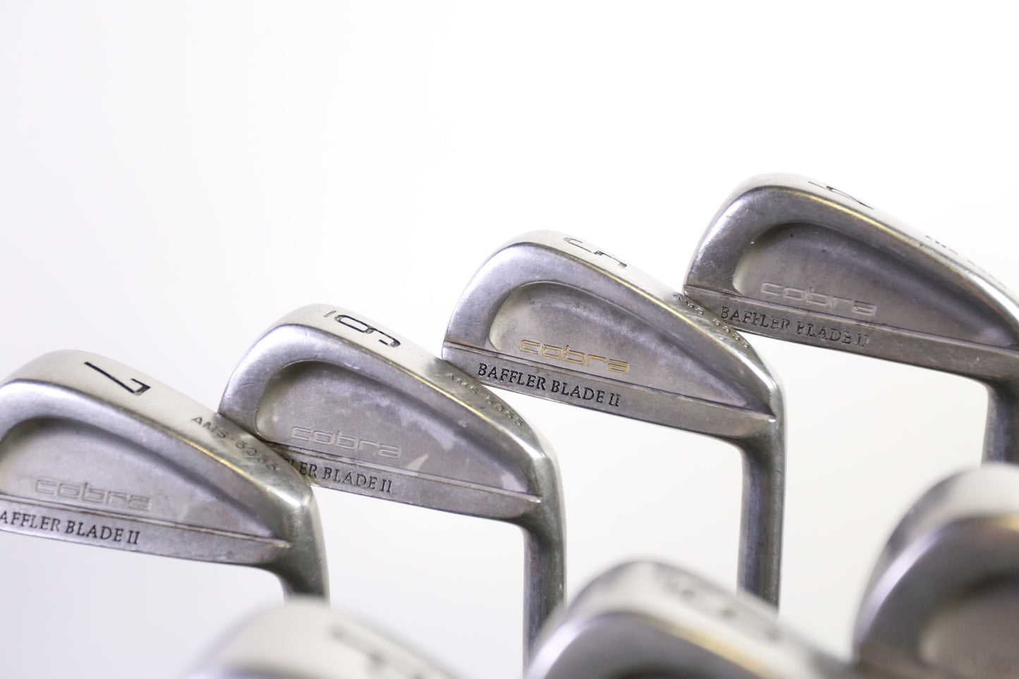 Used Cobra Baffler Blade II Iron Set - Right-Handed - 4-PW - Regular Flex-Next Round