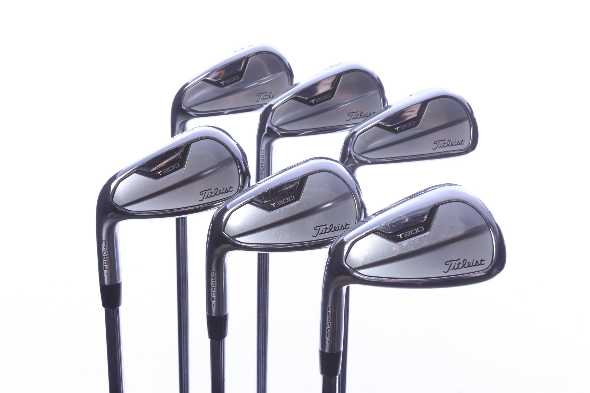 Used Titleist 2023 T200 Iron Set - Left-Handed - 5-PW - Regular Flex