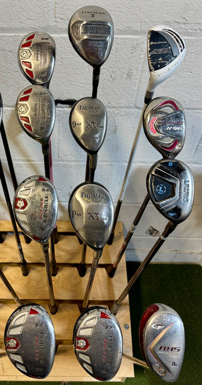 Wholesale Lot of 40 Golf Clubs - Assorted Hybrids-Next Round