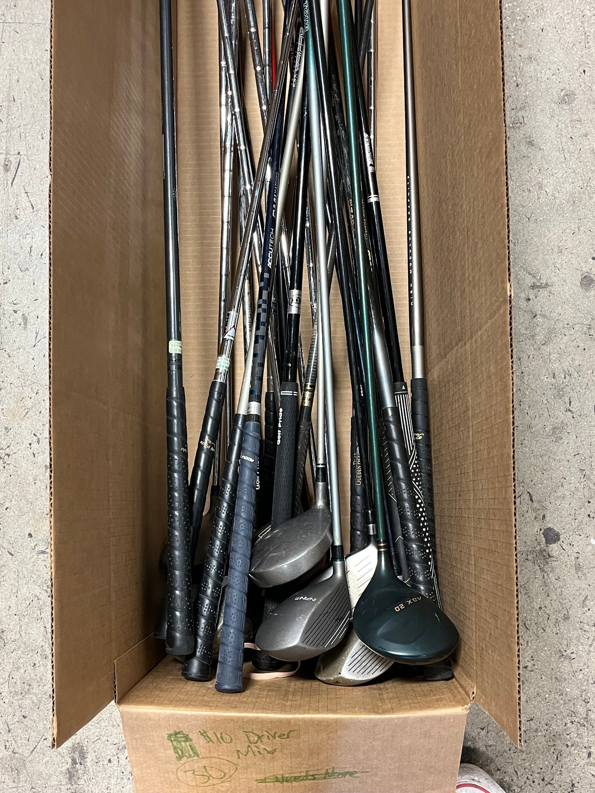 Wholesale Lot of 30 Drivers. Wilson, Yonex, Knight-Next Round