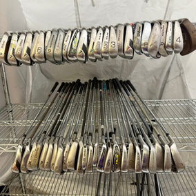 Wholesale Lot of 50 Golf Clubs - Assorted Irons-Next Round