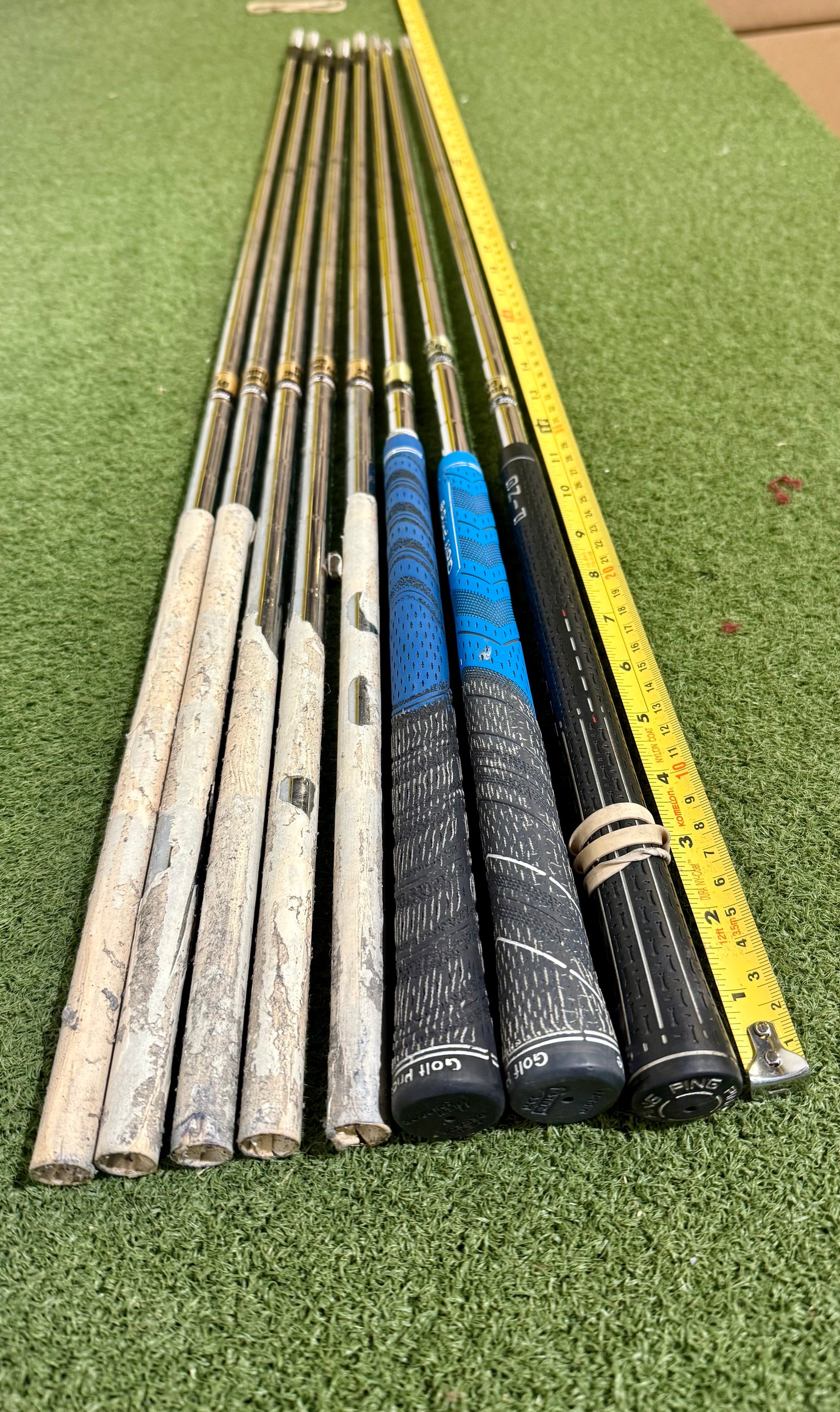 Wholesale Lot of 8 Golf Shafts - True Temper - Dynamic Gold R300-Next Round