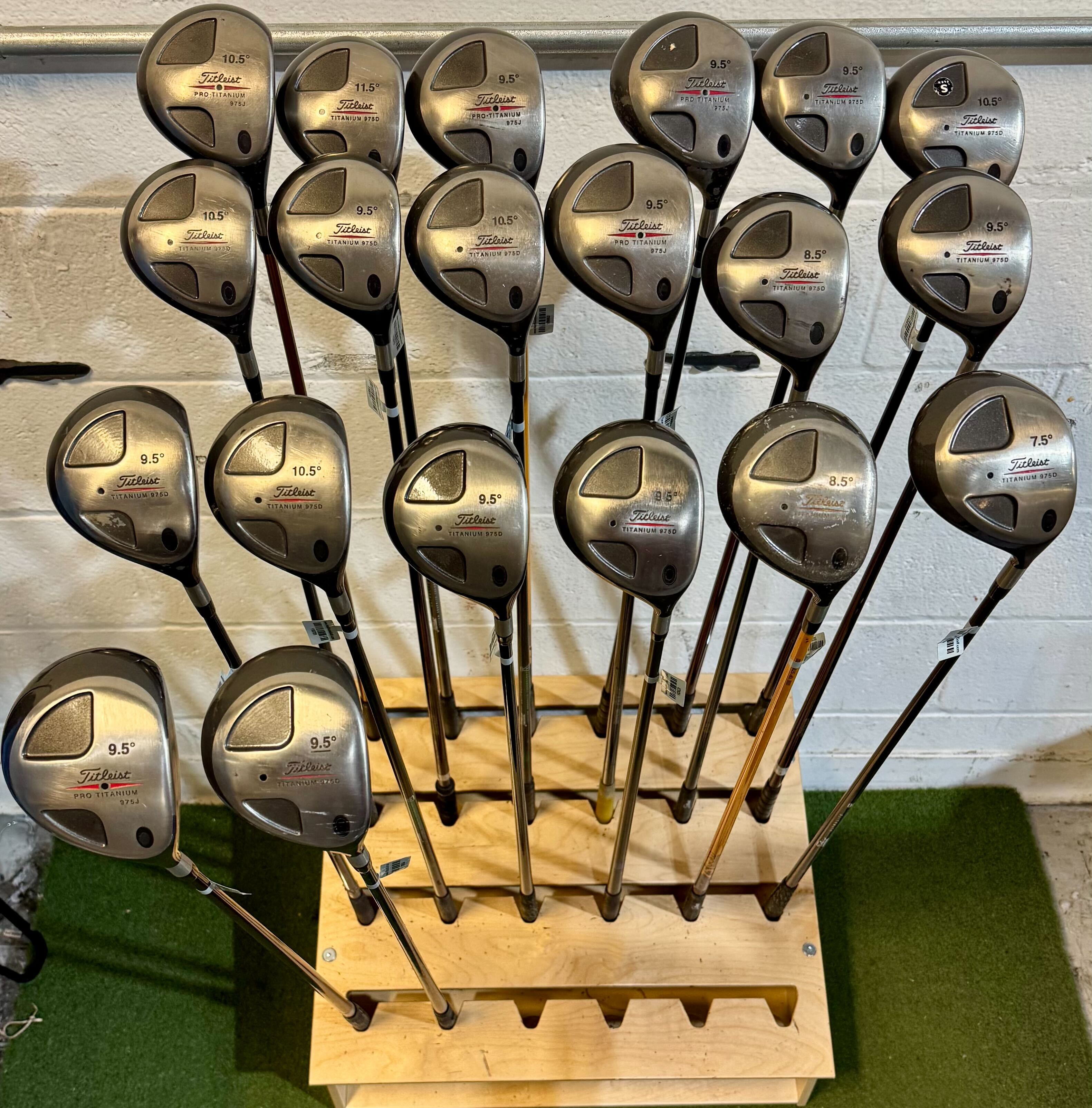 Wholesale Lot of 20 Golf Clubs - Titleist Drivers