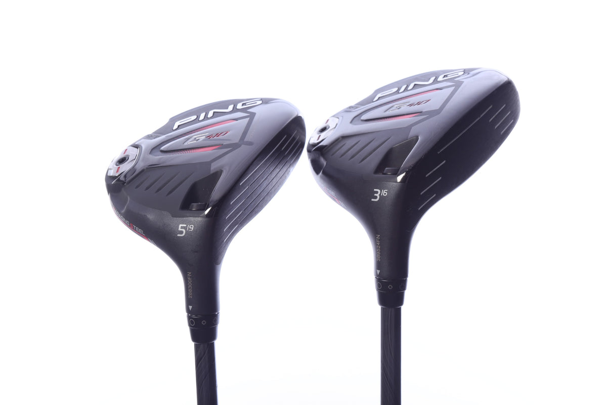 Used Ping G410 SF Tec Wood Set - Right-Handed - 3W, 5W - Extra Stiff Flex