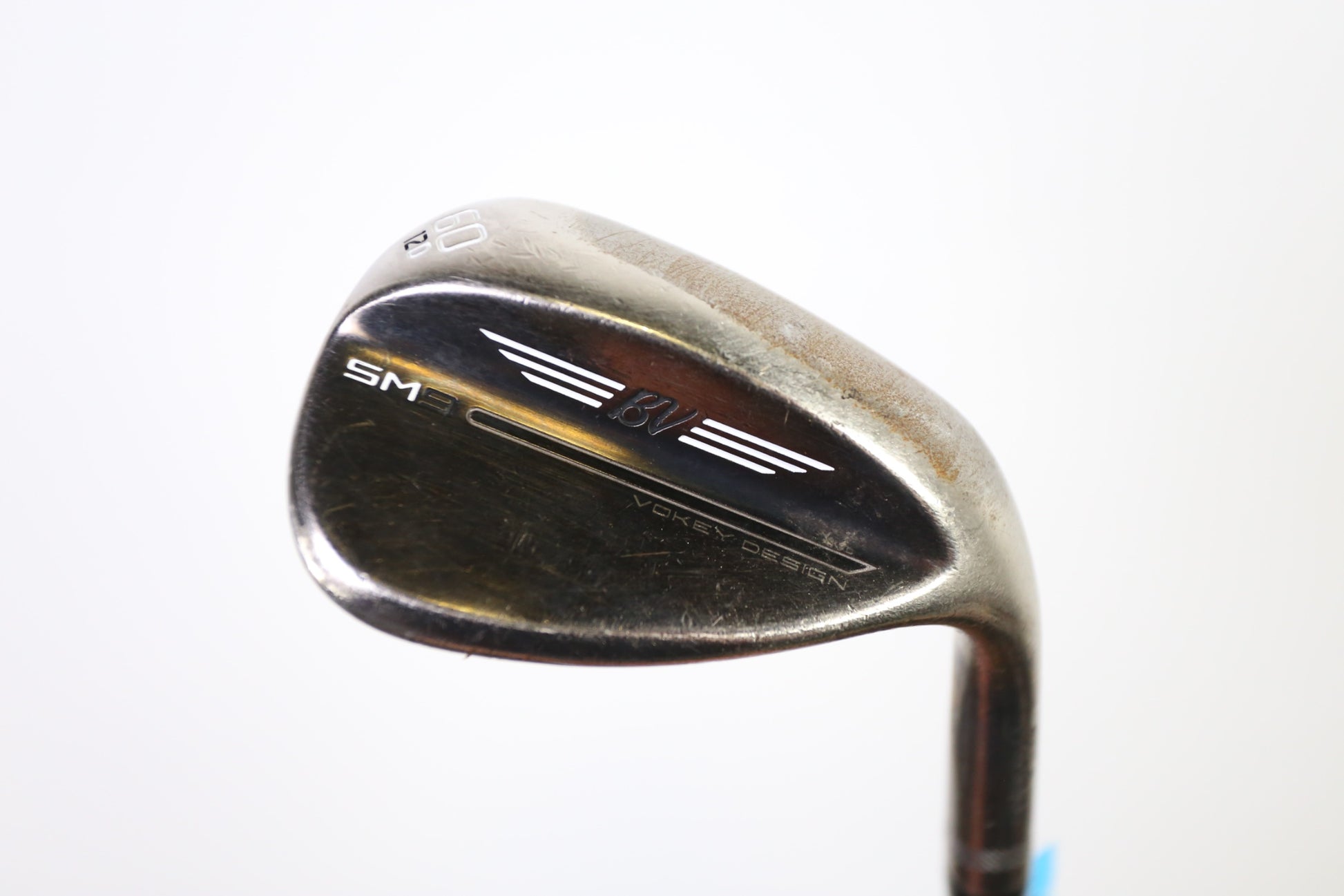 Used Titleist Vokey SM9 Brushed Steel Lob Wedge - Right-Handed - 60 Degrees - Stiff Flex-Next Round