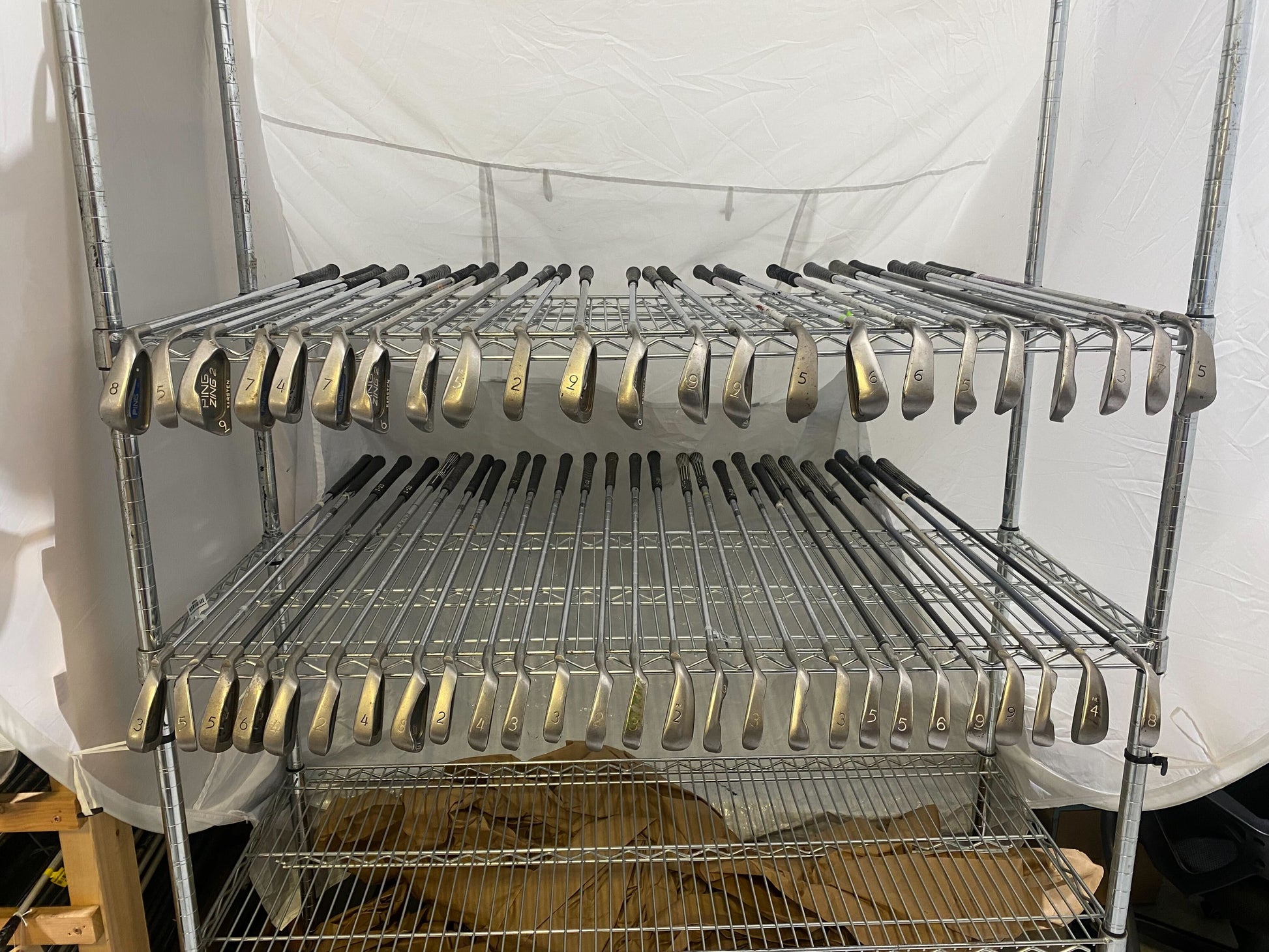 Wholesale Lot of 50 Golf Clubs - Assorted Ping Single Irons-Next Round