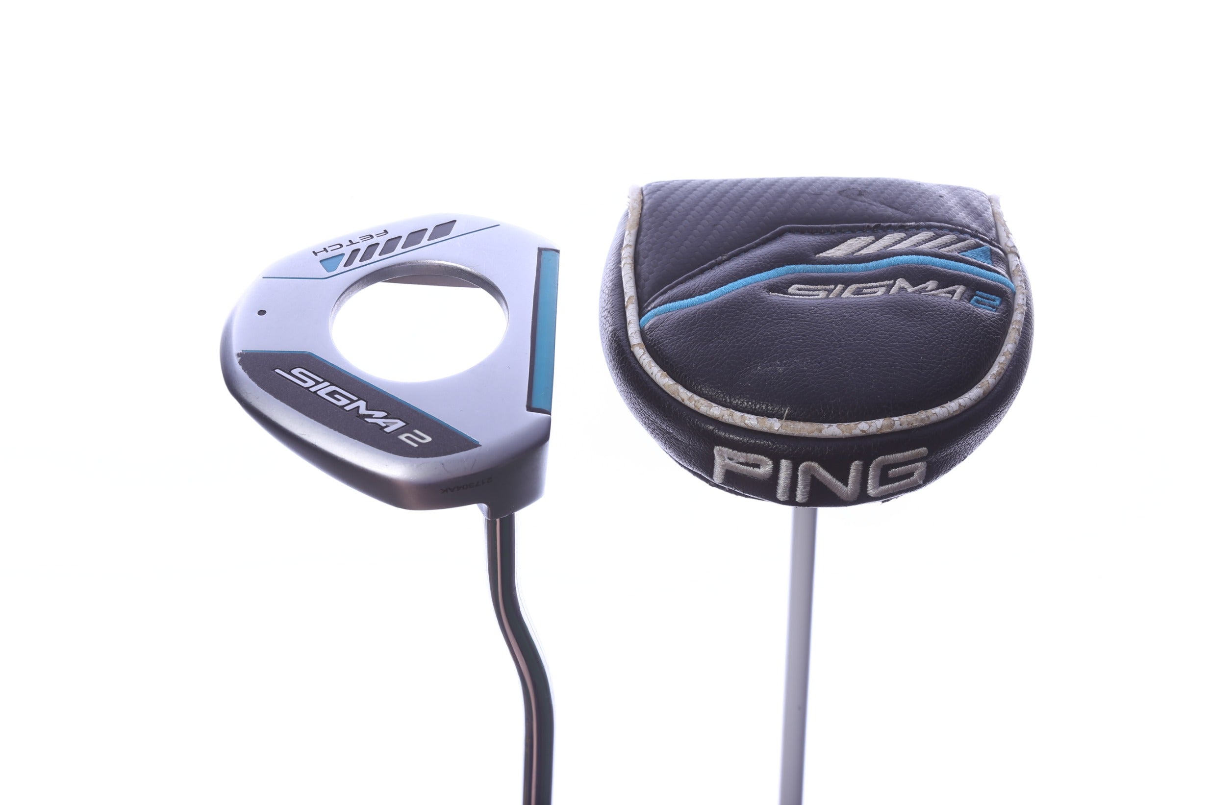Used Ping Sigma 2 Fetch Platinum Putter - Right-Handed - 34 in - Mallet