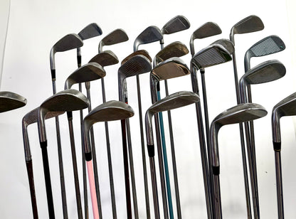 Wholesale Lot of 24 Golf Clubs - Right Handed - Assorted Irons and Wedges-Next Round