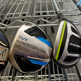 Wholesale Lot of 30 Golf Clubs - Assorted Fairway Woods & Hybrids-Next Round