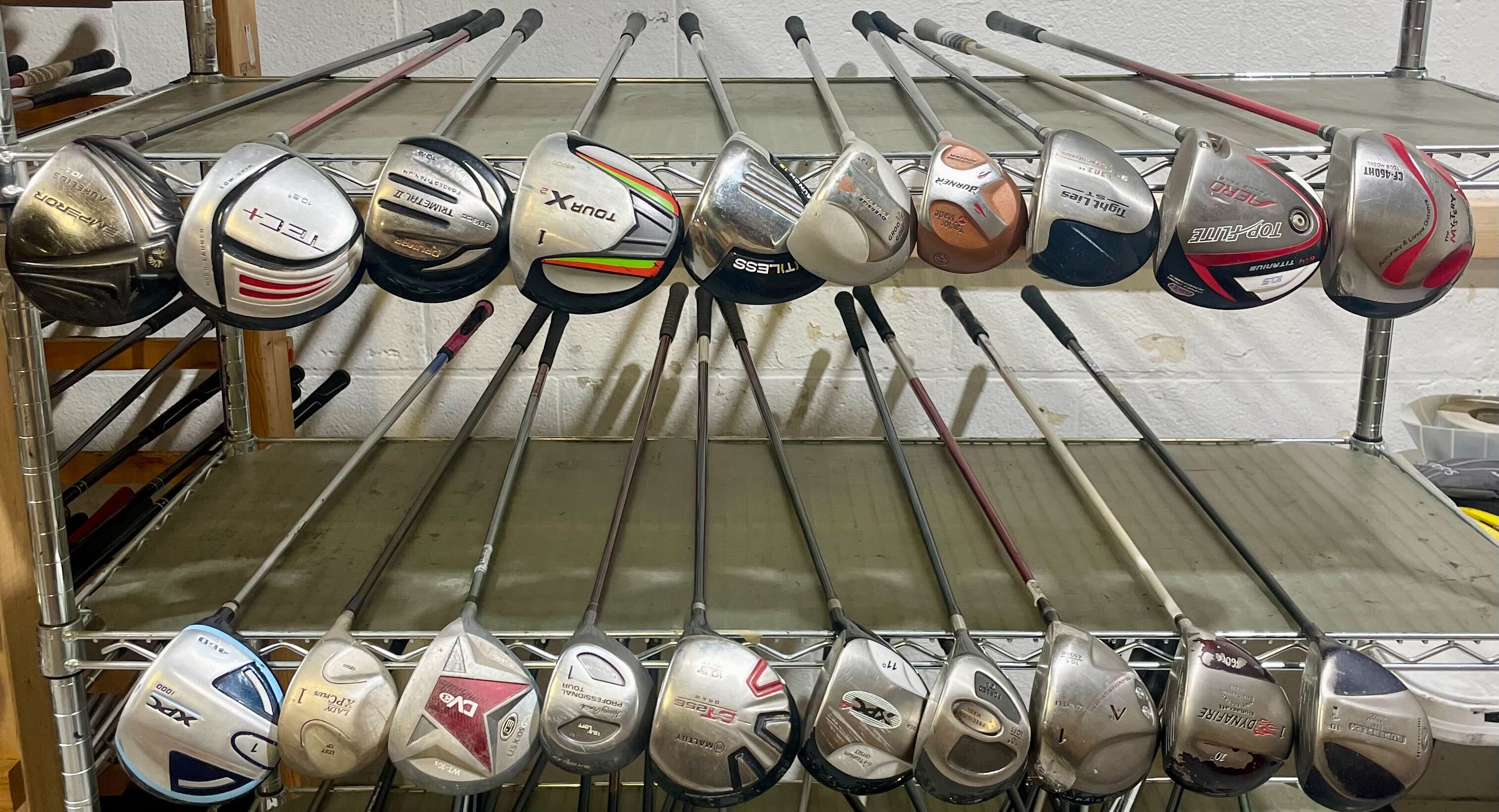 Wholesale Lot of 20 Assorted Golf Drivers-Next Round