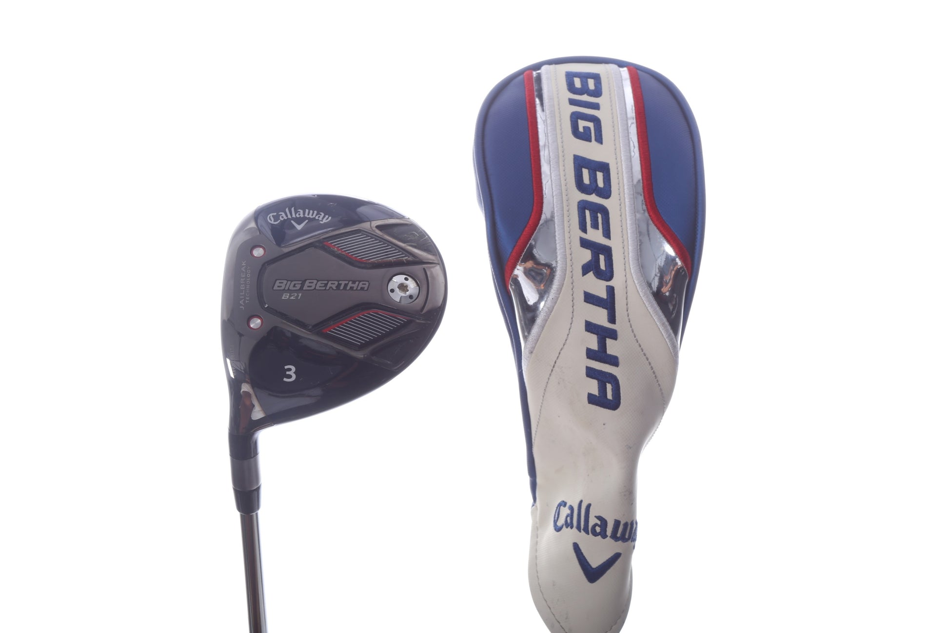 Used Callaway Big Bertha B21 3-Wood - Left-Handed - 15 Degrees - Stiff Flex-Next Round